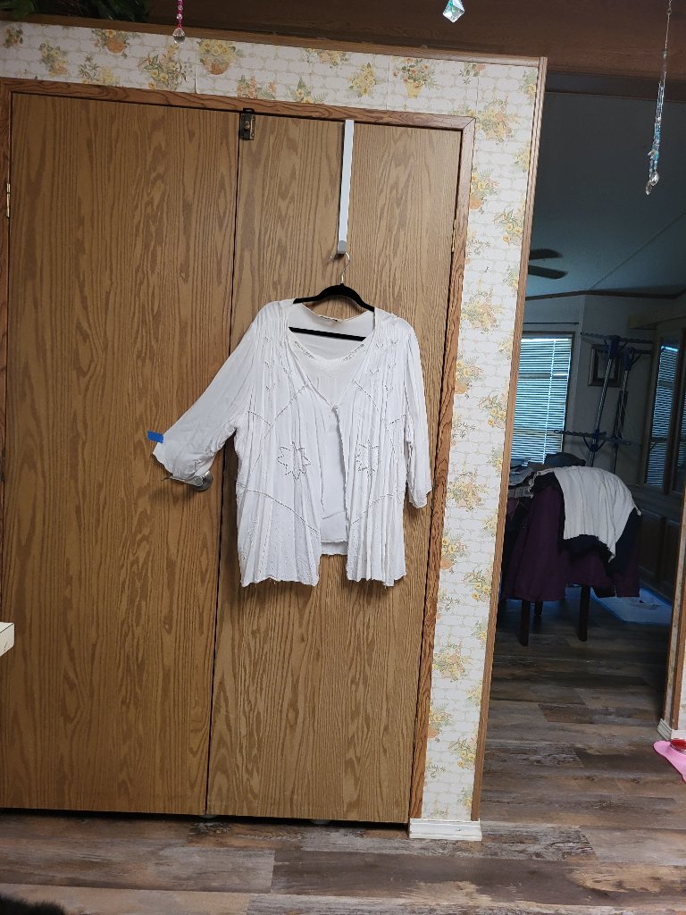 White Rayon Top
